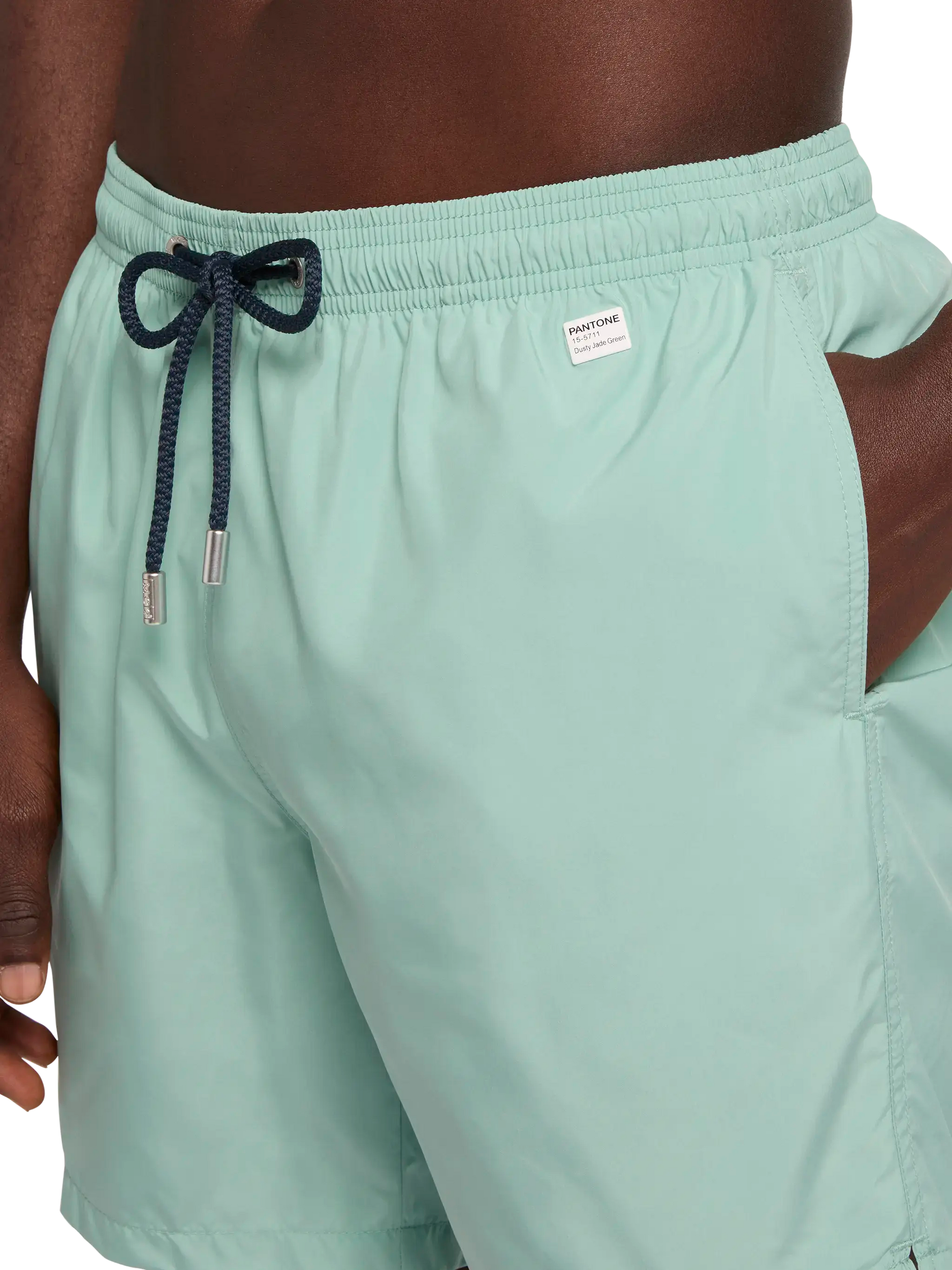 Lightweight fabric sage green swim shorts Lighting Pantone | PANTONE® SPECIAL EDITION - MC2 Saint Barth
