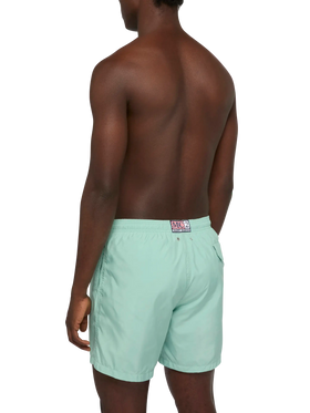 Lightweight fabric sage green swim shorts Lighting Pantone | PANTONE® SPECIAL EDITION - MC2 Saint Barth