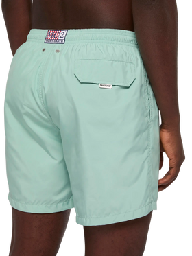 Lightweight fabric sage green swim shorts Lighting Pantone | PANTONE® SPECIAL EDITION - MC2 Saint Barth