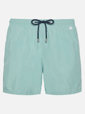 Lightweight fabric sage green swim shorts Lighting Pantone | PANTONE® SPECIAL EDITION - MC2 Saint Barth