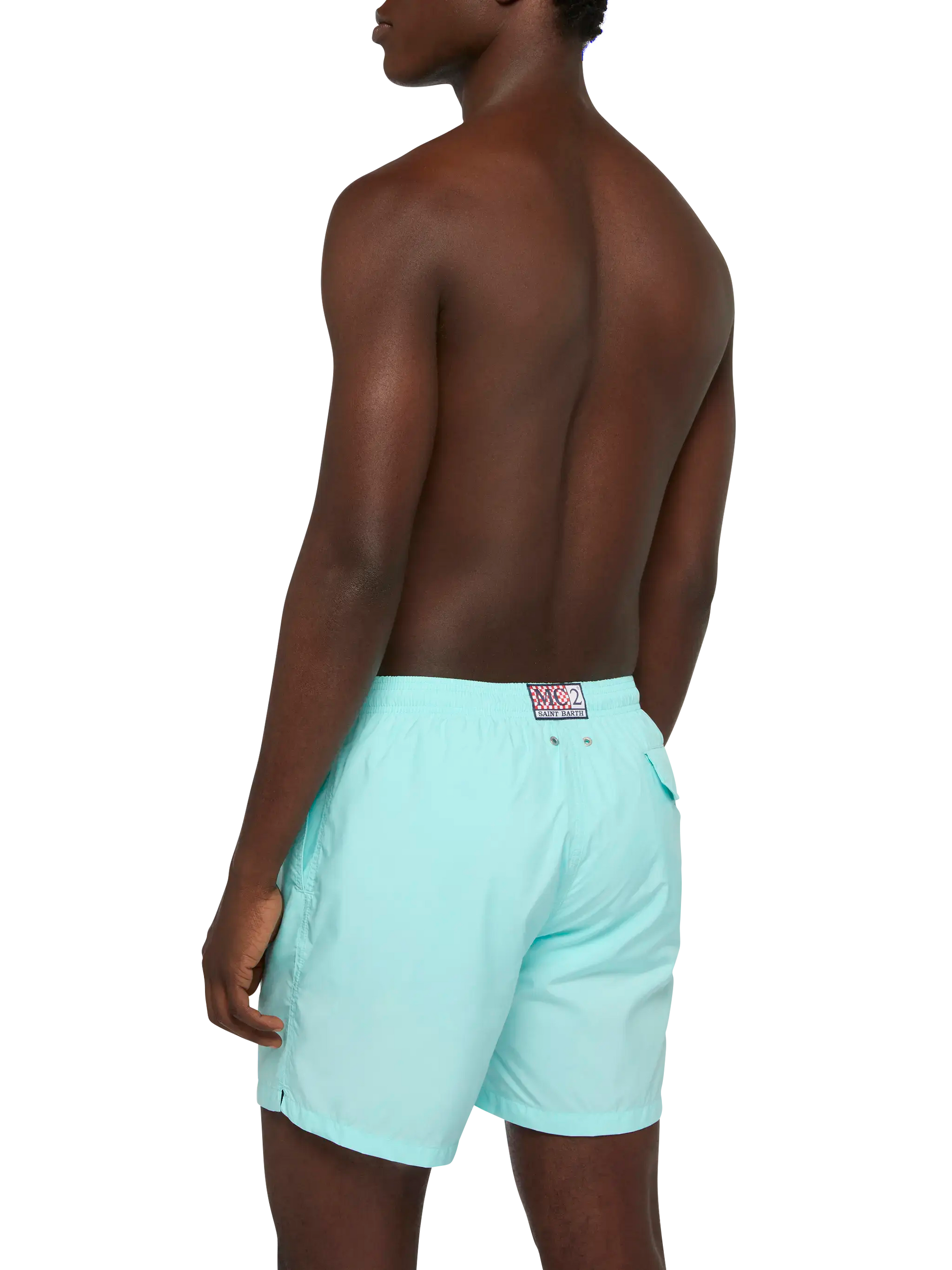 Lightweight fabric water green swim shorts Lighting Pantone | PANTONE® SPECIAL EDITION - MC2 Saint Barth