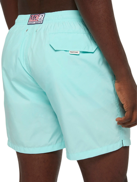 Lightweight fabric water green swim shorts Lighting Pantone | PANTONE® SPECIAL EDITION - MC2 Saint Barth