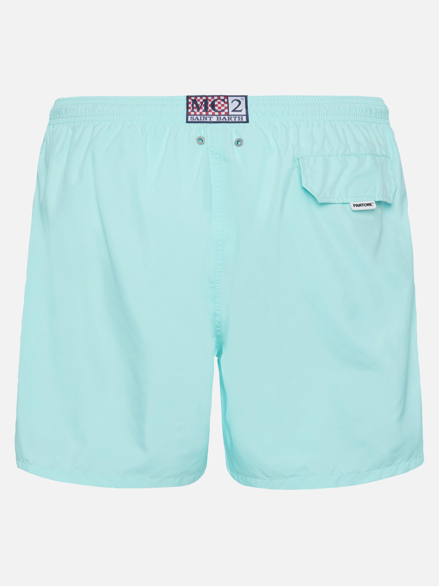 Lightweight fabric water green swim shorts Lighting Pantone | PANTONE® SPECIAL EDITION - MC2 Saint Barth