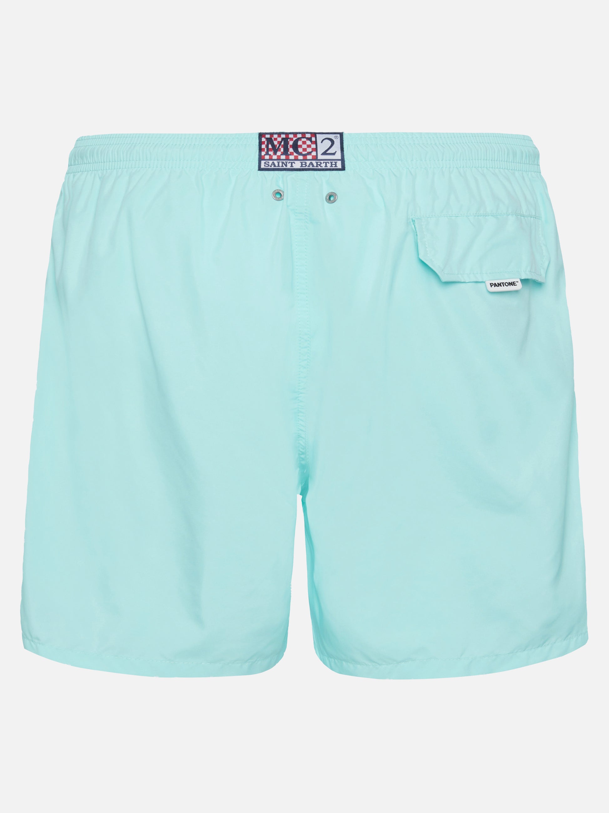 Lightweight fabric water green swim shorts Lighting Pantone | PANTONE® SPECIAL EDITION - MC2 Saint Barth