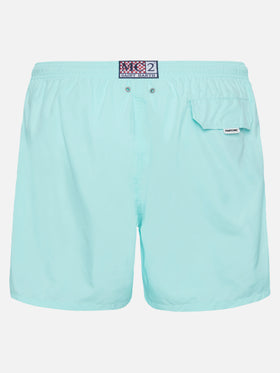 Lightweight fabric water green swim shorts Lighting Pantone | PANTONE® SPECIAL EDITION - MC2 Saint Barth