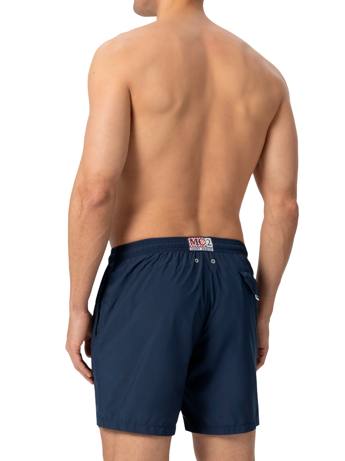 Costume da bagno da uomo in tessuto leggero blu navy Lighting Pantone | EDIZIONE SPECIALE PANTONE