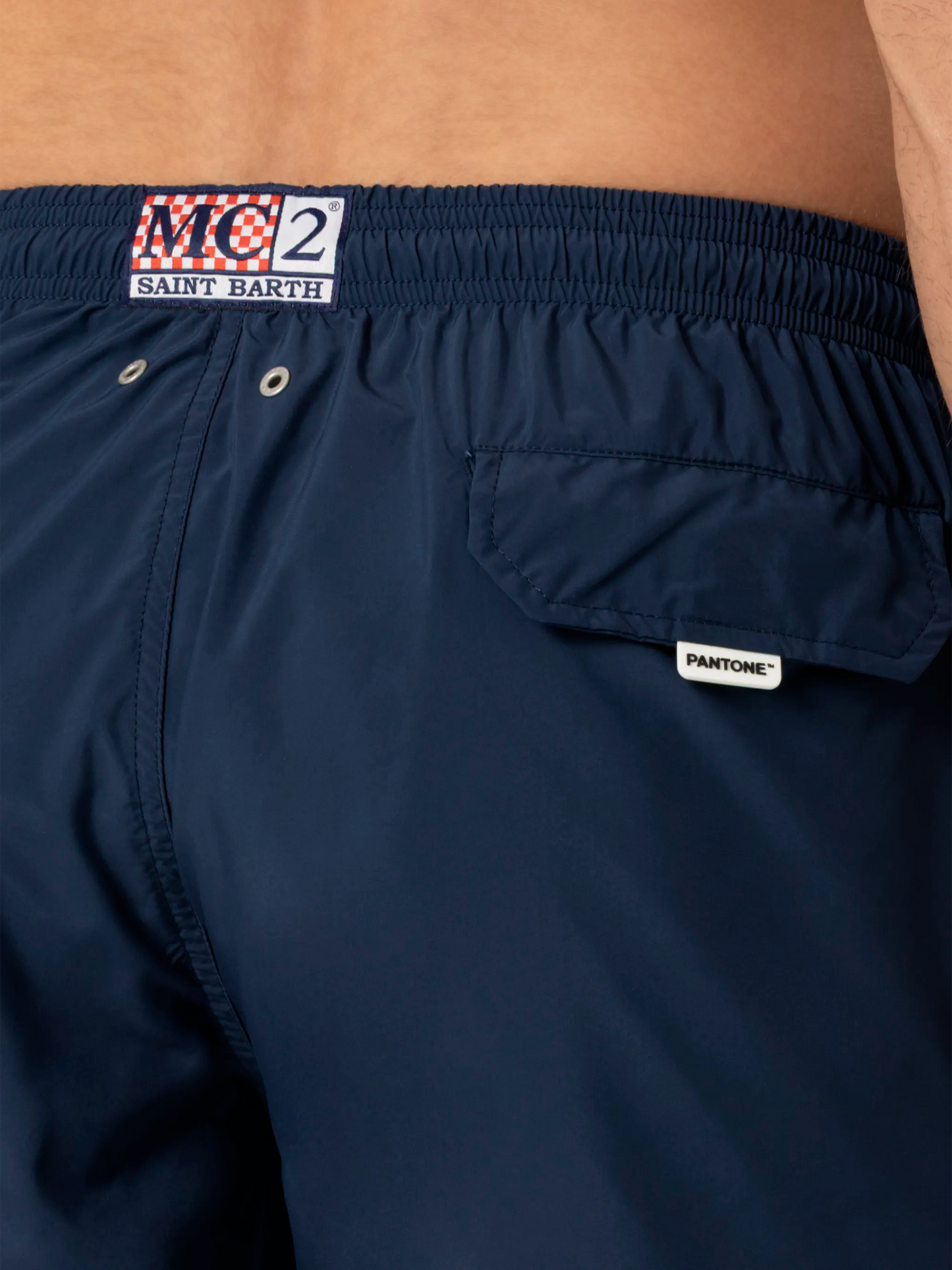 Costume da bagno da uomo in tessuto leggero blu navy Lighting Pantone | EDIZIONE SPECIALE PANTONE