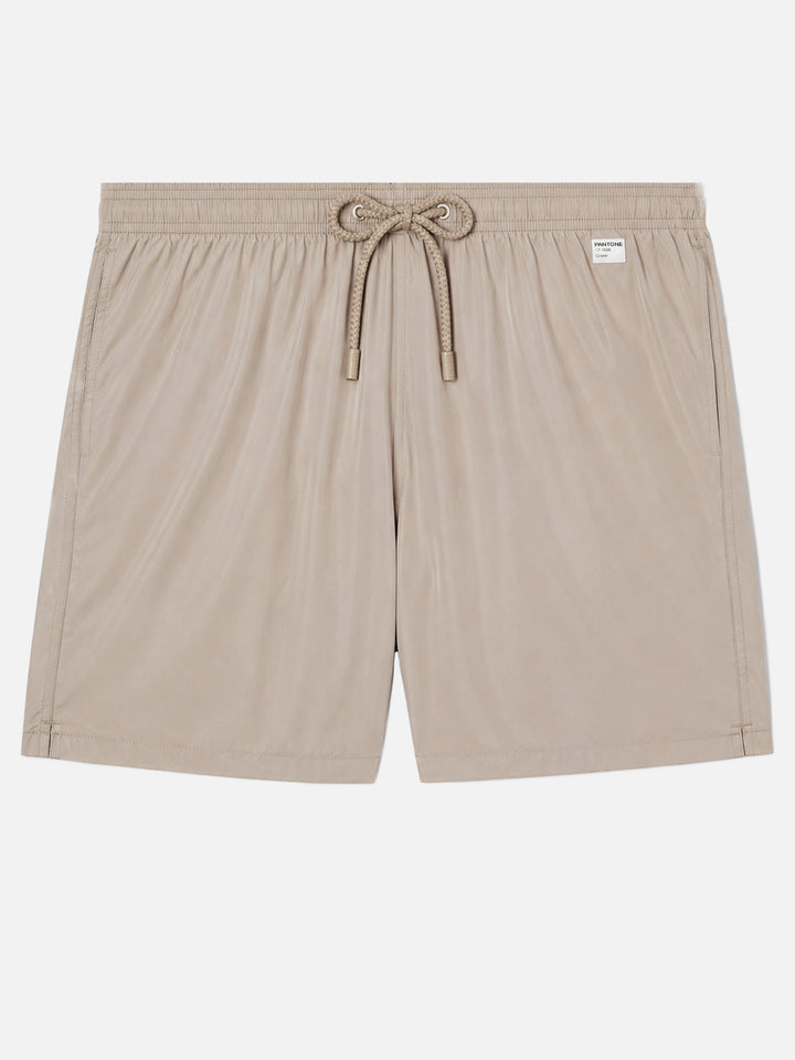 Short de bain Lighting Pantone kaki | Édition spéciale 