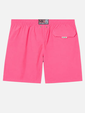 Costume mare Lighting Pantone rosa fluo tinta unita | Special Edition