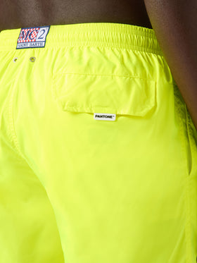 Lighting Pantone swim shorts in solid fluo yellow | Special Edition