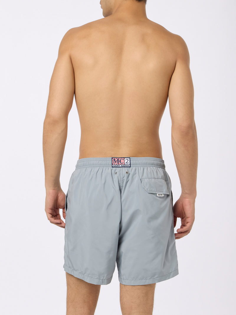 Man lightweight fabric grey swim-shorts Lighting Pantone | PANTONE SPECIAL EDITION