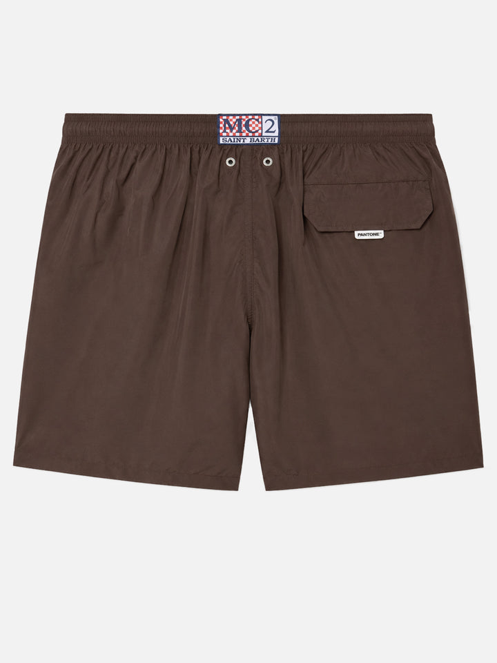 Herren braune Badeshorts | PANTONE™ SONDERAUSGABE