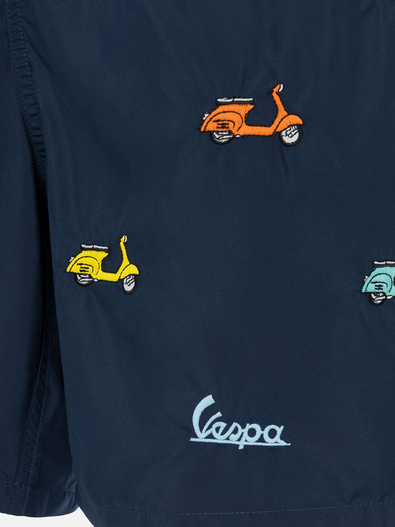 Costume mare Lighting in tessuto leggero con ricamo Vespa | VESPA SPECIAL EDITION