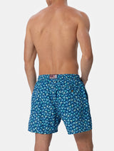 Man lightweight fabric swim-shorts Lighting 70 with crabs print