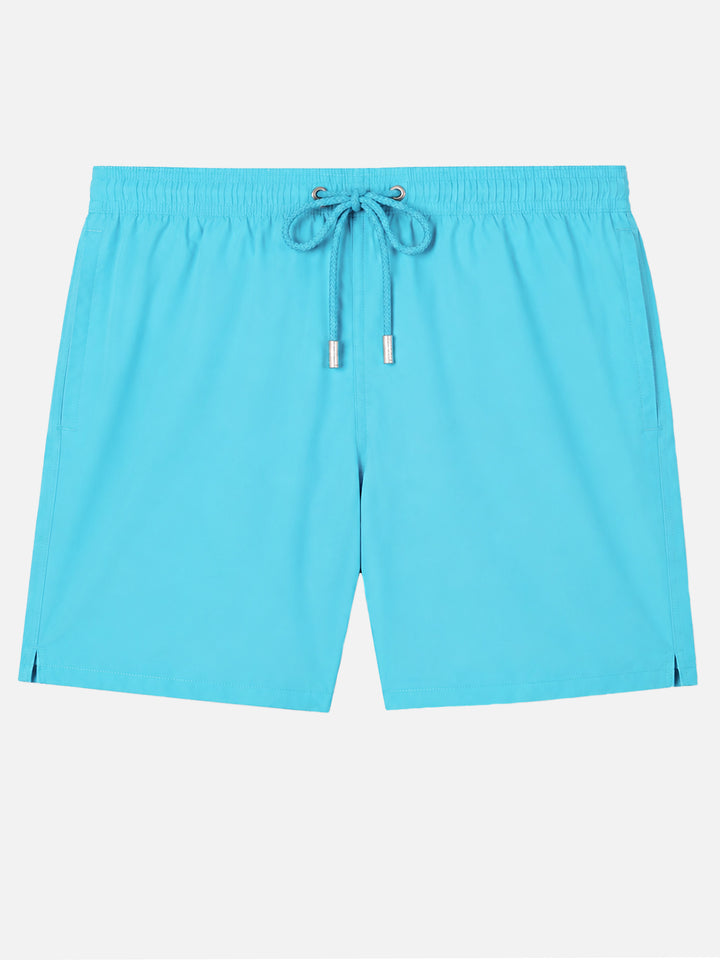 Badehose für Herren mit thermoreaktivem Print – Daisy-Print 