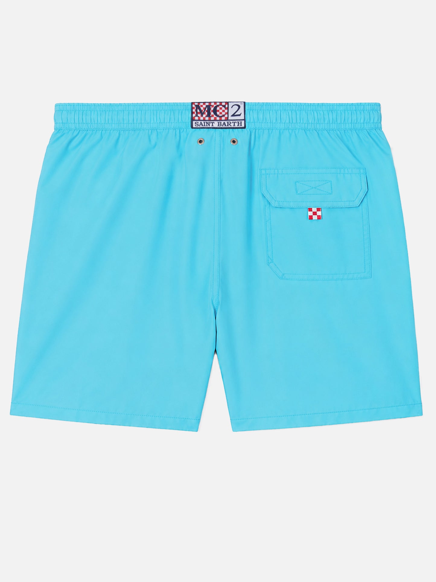 Badehose für Herren mit thermoreaktivem Print – Daisy-Print 