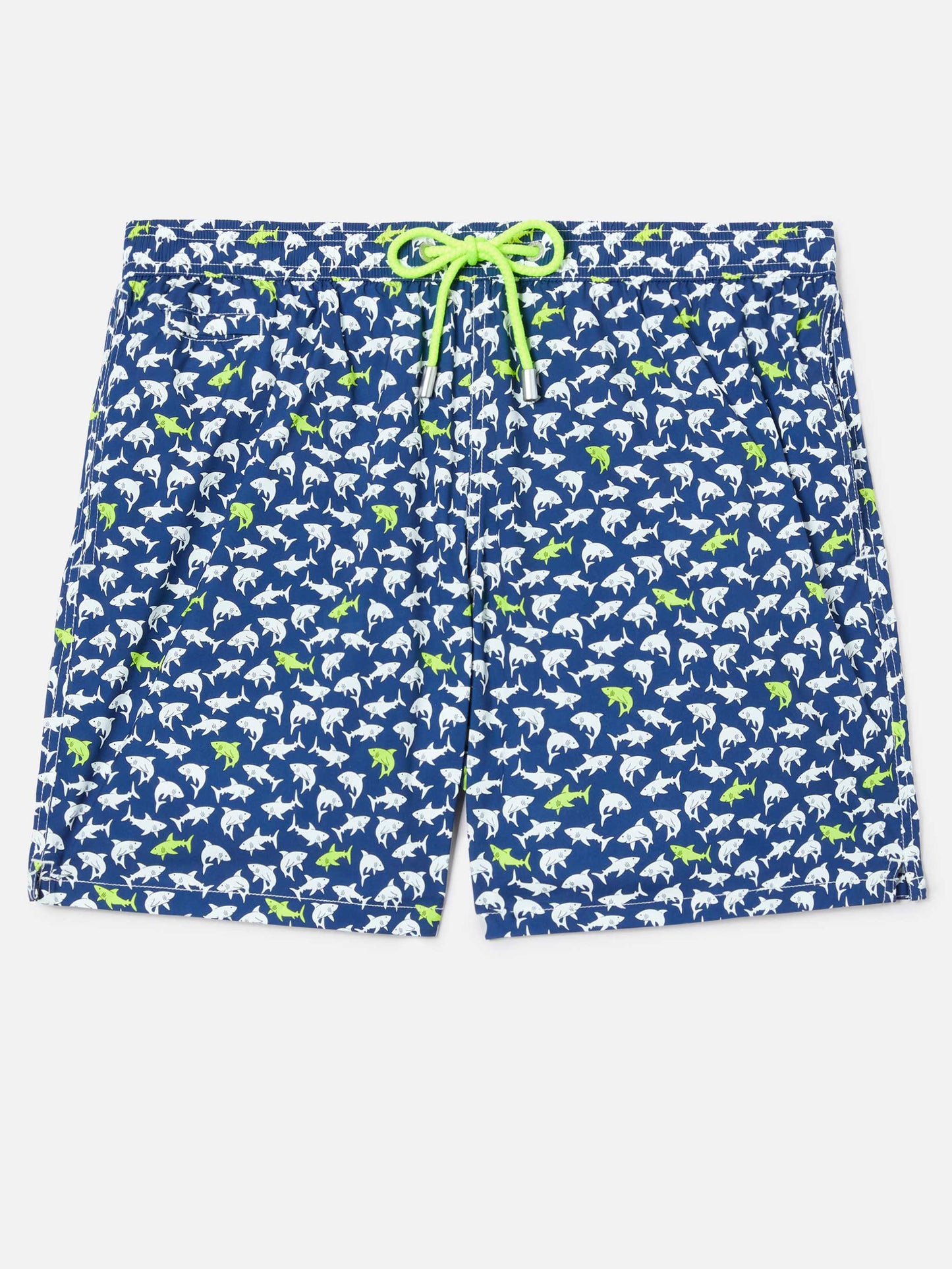 Costume mare Lighting Micro blu navy con stampa squali all-over