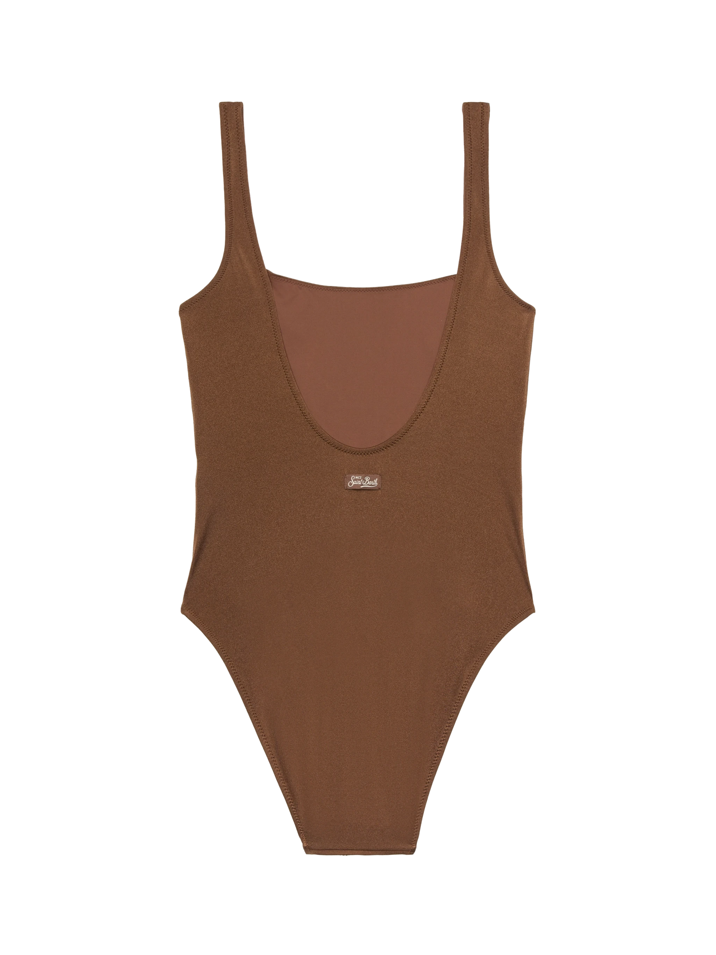 Lora scoopback one-piece swimsuit with rhinestone embellishment - MC2 Saint Barth