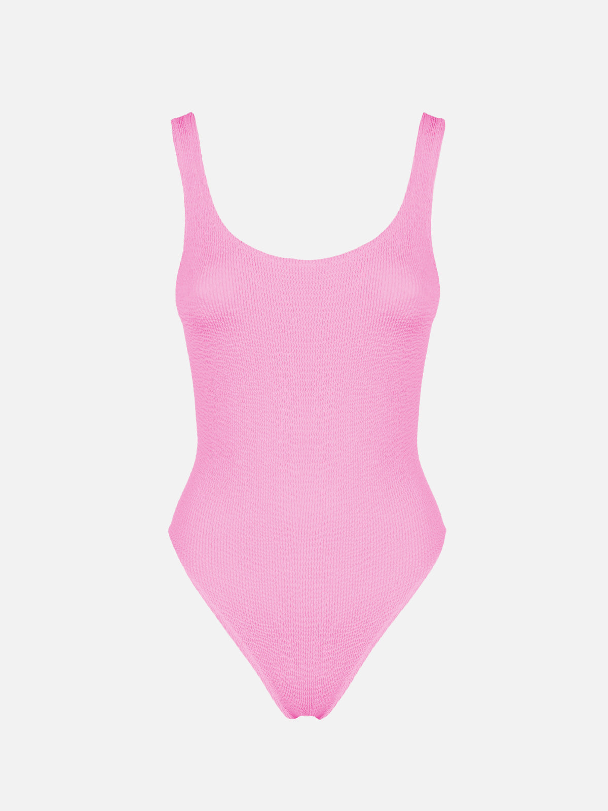 Lora pink crinkle one-piece swimsuit - MC2 Saint Barth