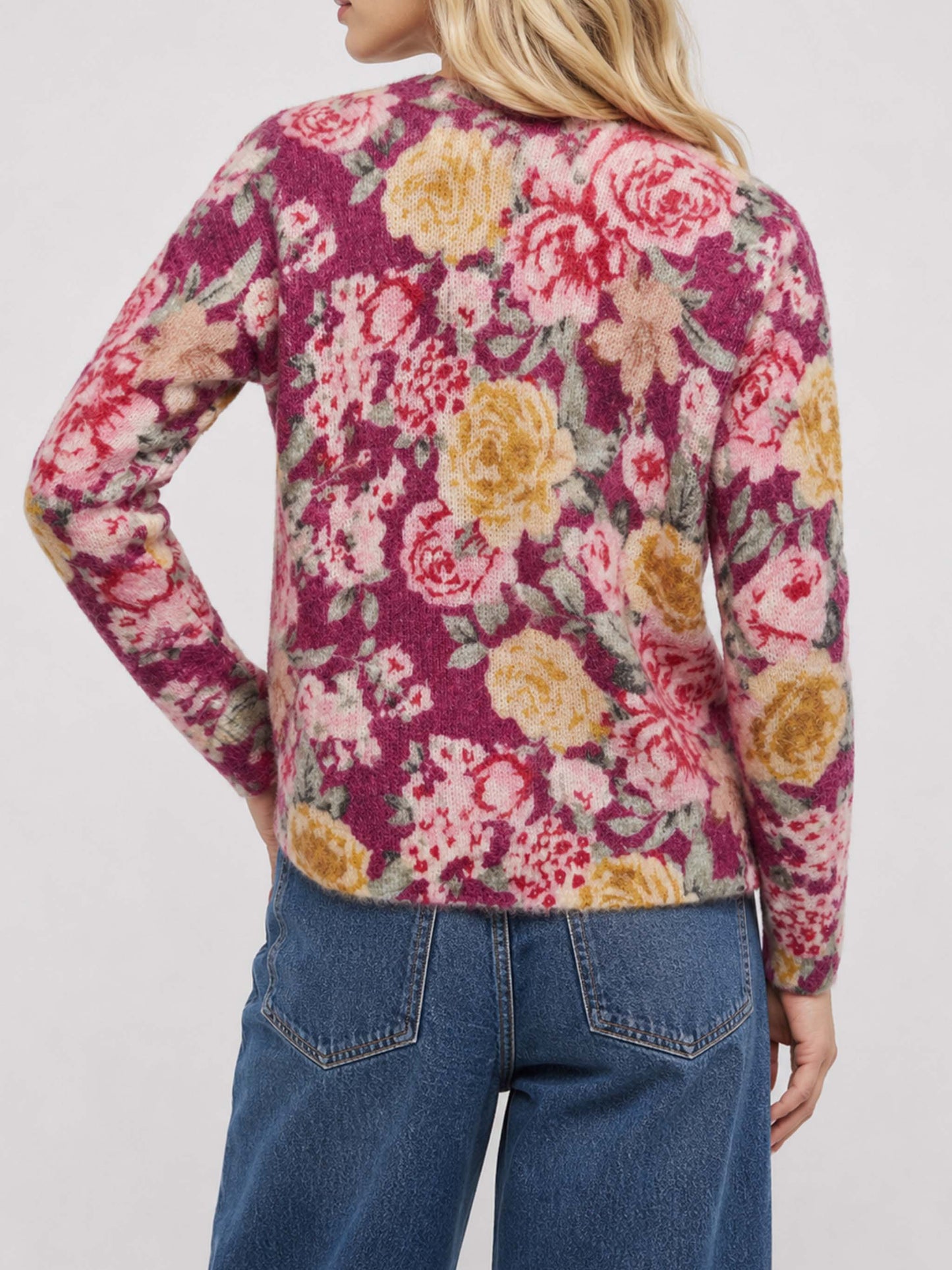 Pullover Floral Louise aus Cashmere-Mix 
