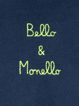 T-shirt da bambino in cotone pesante Luton con ricamo Bello & Monello