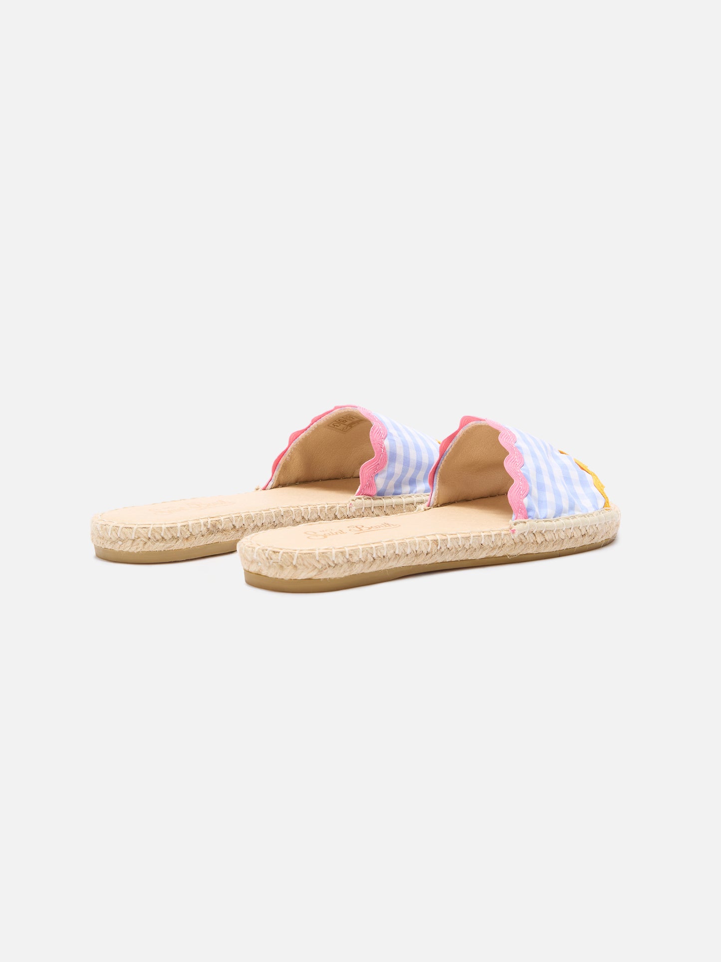 Women’s Luz slip on sandal with vichy check print