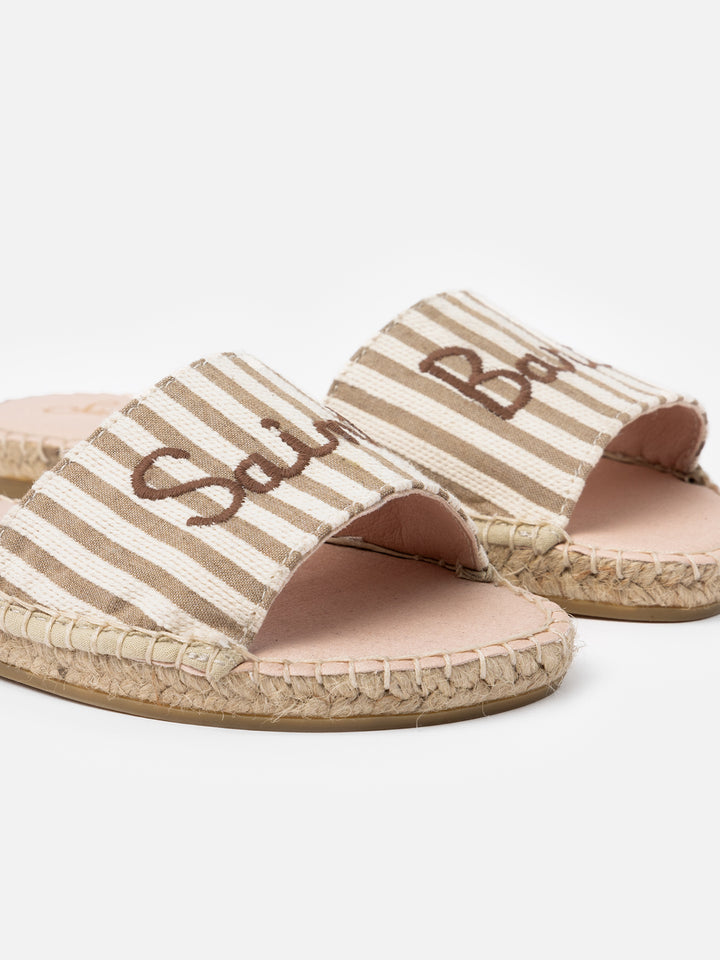 Espadrille-Mules für Damen Luz mit Saint Barth-Stickerei 