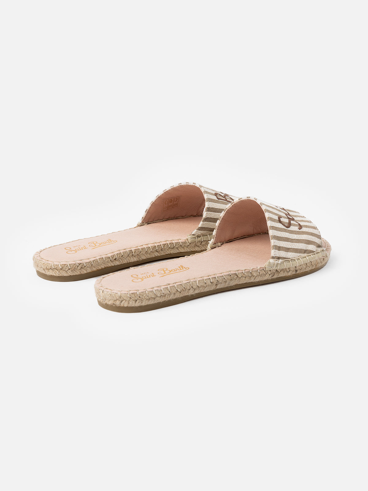 Mules alpargata de mujer Luz con bordado Saint Barth 
