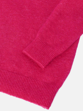 Girocollo Lyle fucsia in alpaca stretch