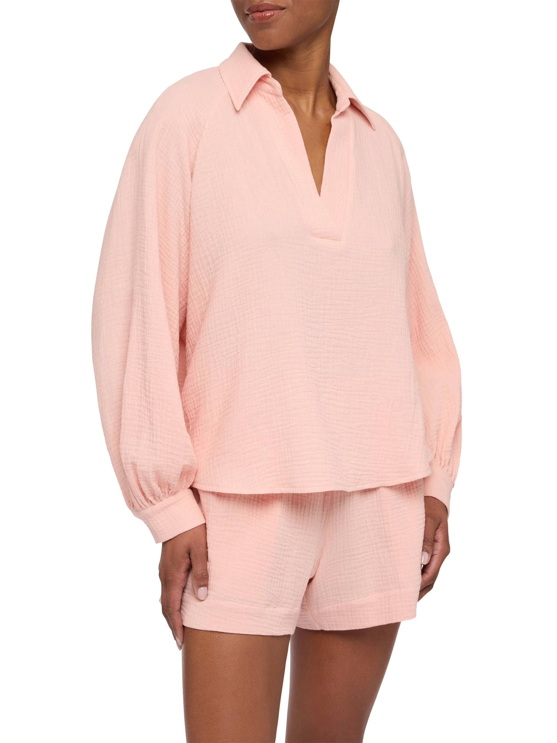 Maira pink muslin blouse - MC2 Saint Barth