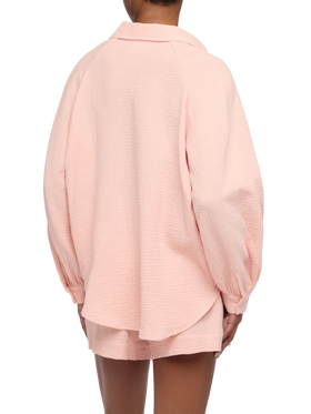 Maira pink muslin blouse - MC2 Saint Barth