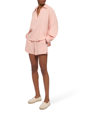 Maira pink muslin blouse - MC2 Saint Barth