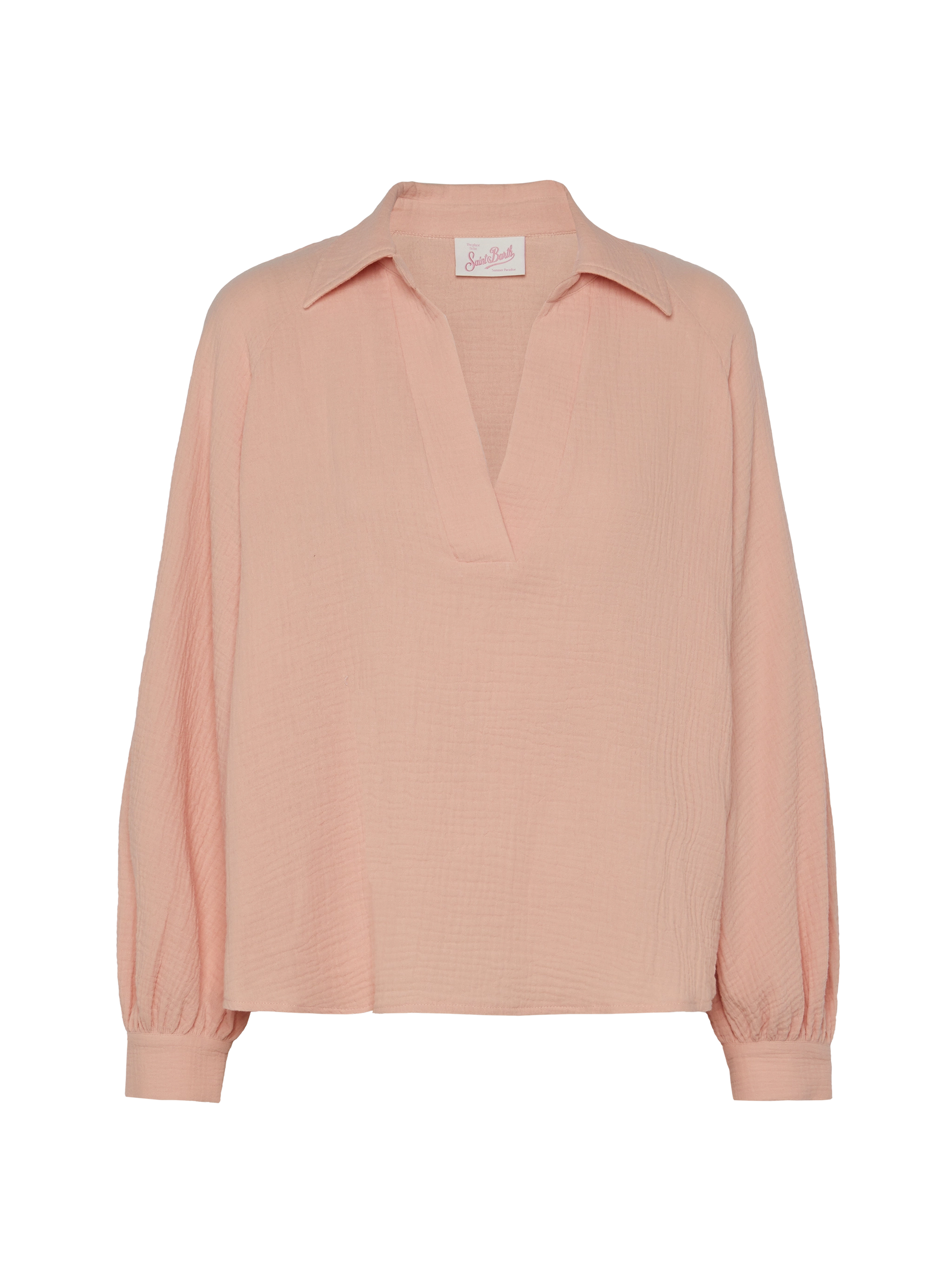 Maira pink muslin blouse - MC2 Saint Barth