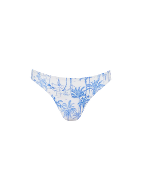 Maia high-waist swim briefs with toile de jouy print - MC2 Saint Barth