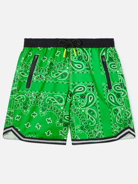 Bañador largo para niño con estampado bandana 