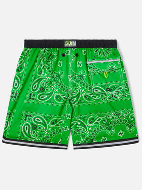 Bañador largo para niño con estampado bandana 