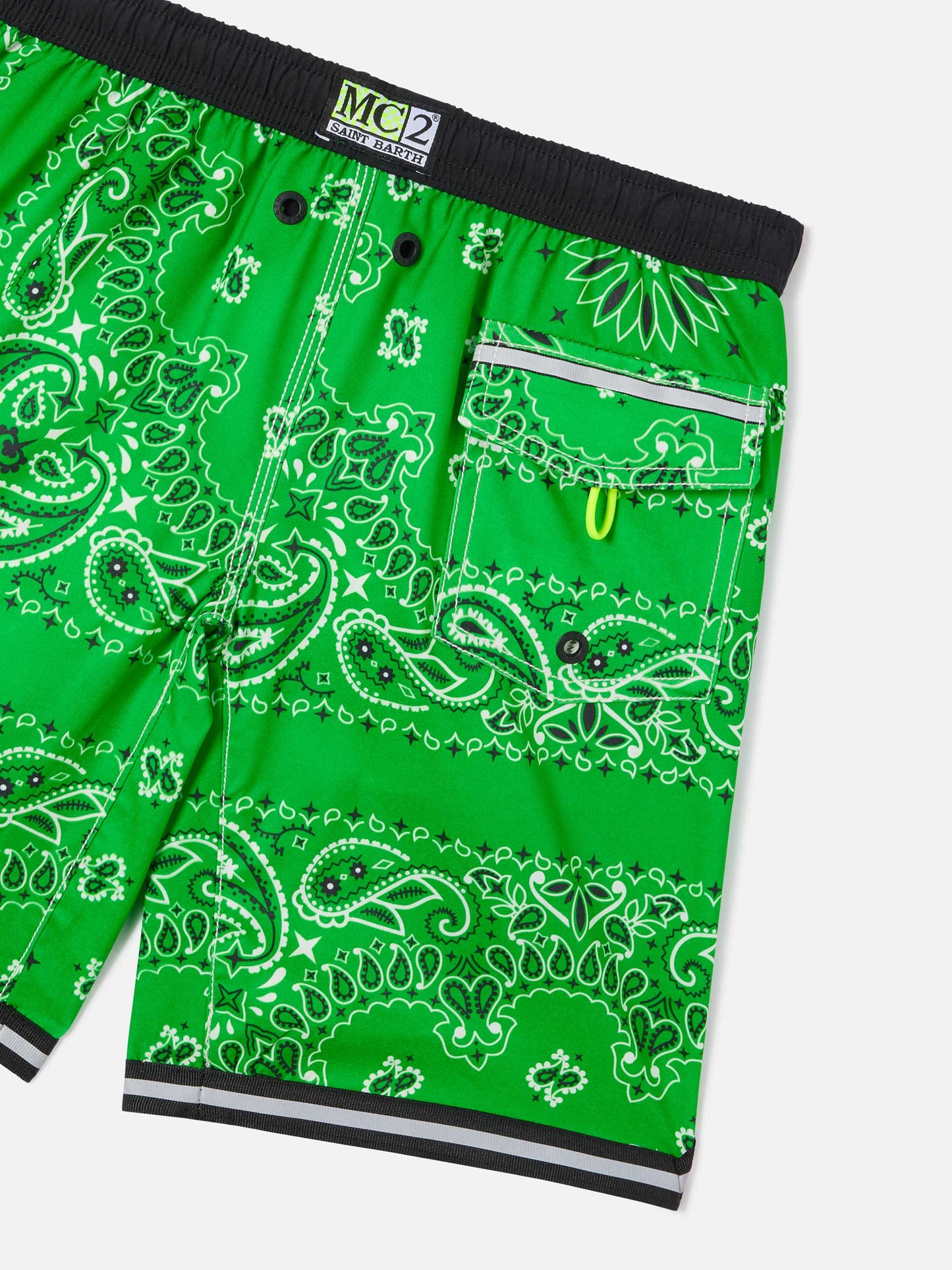 Bañador largo para niño con estampado bandana 