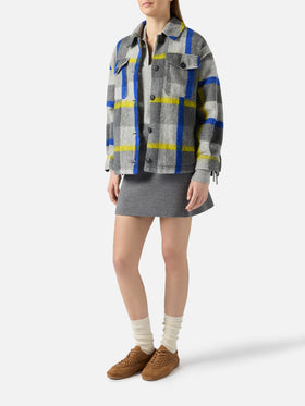 Woman overshirt with fringes