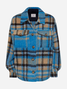 Woman overshirt jacket with fringes - MC2 Saint Barth