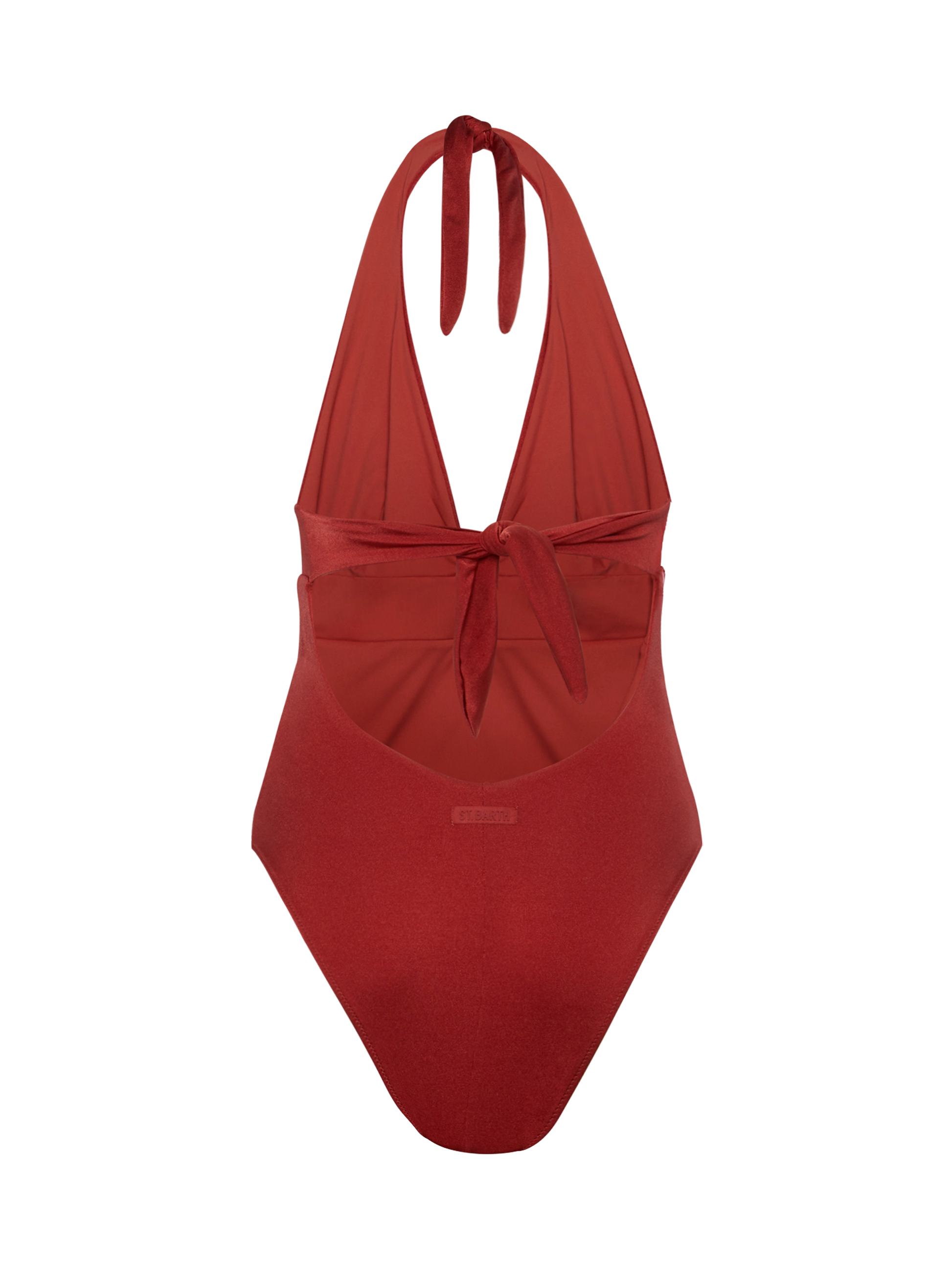 Marylin shimmer red one-piece swimsuit - MC2 Saint Barth