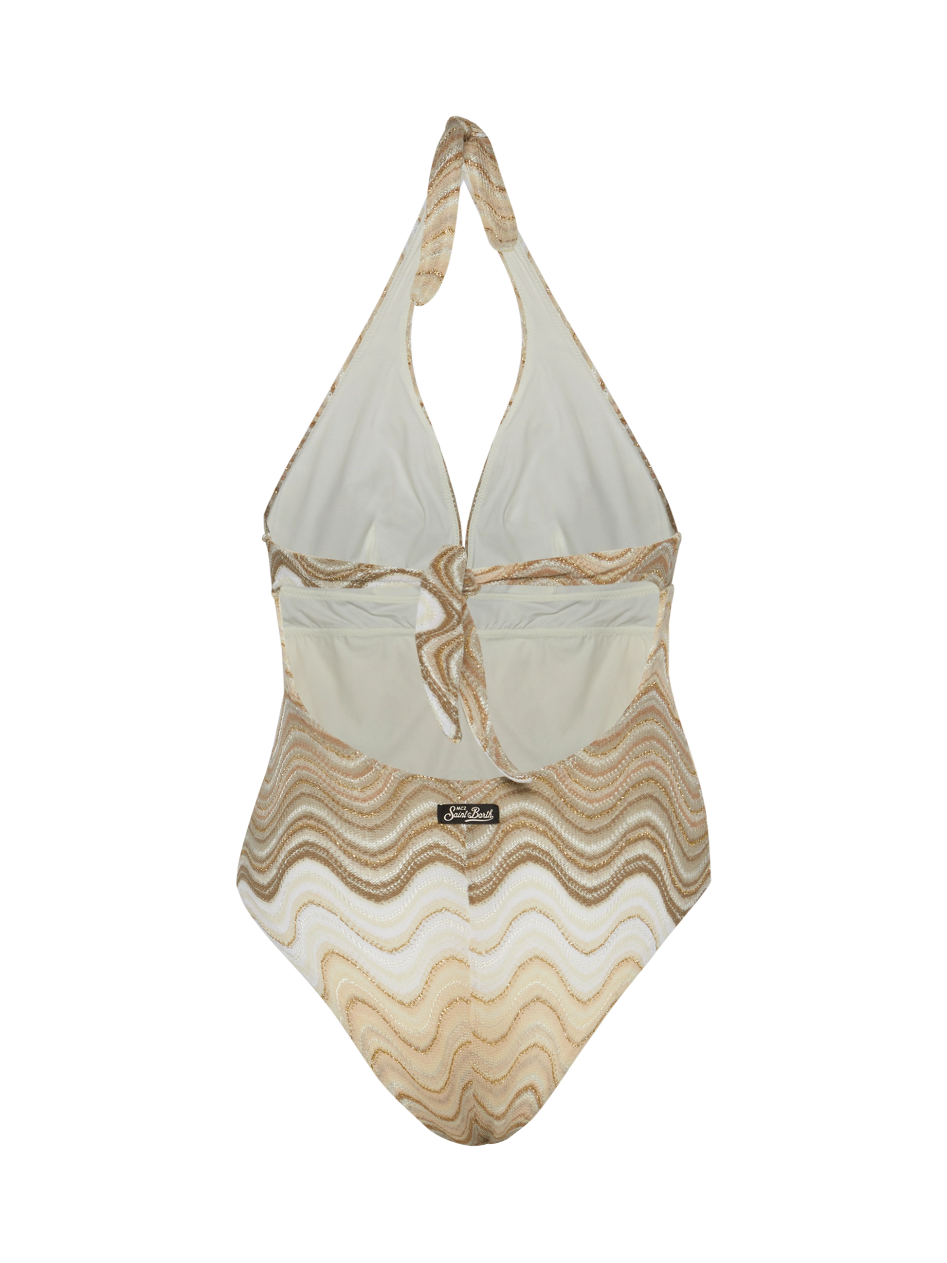 Marylin raschel wavy one-piece swimsuit - MC2 Saint Barth