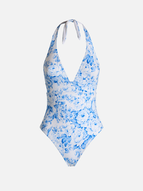 Woman one-piece flower Marylin swimsuit - MC2 Saint Barth