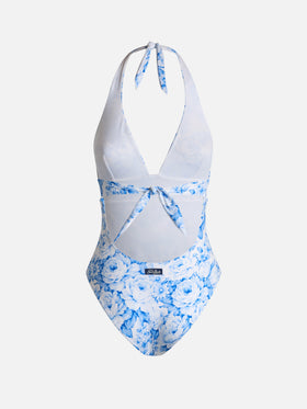 Woman one-piece flower Marylin swimsuit - MC2 Saint Barth