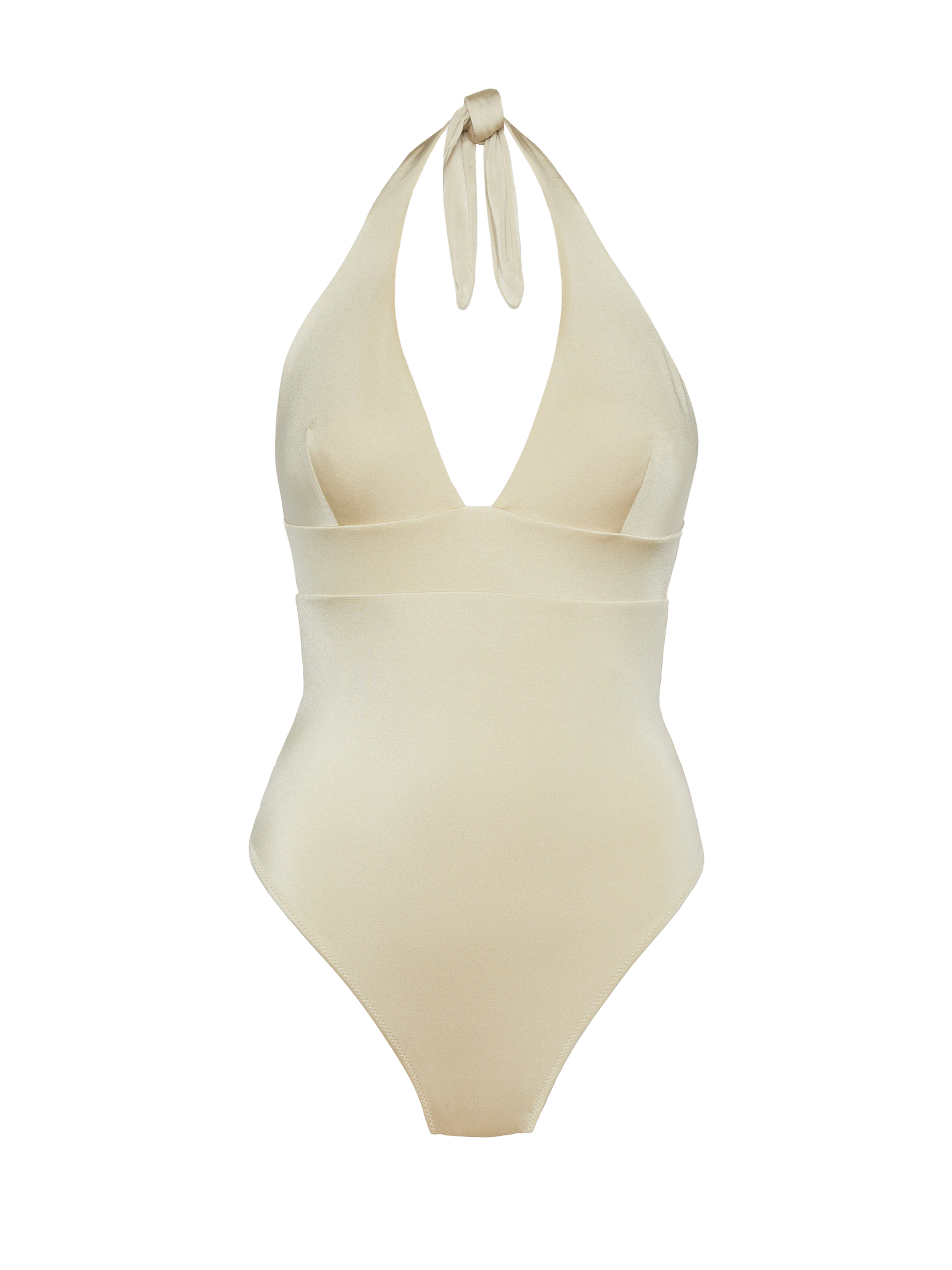 Marylin shimmer gold one-piece swimsuit - MC2 Saint Barth