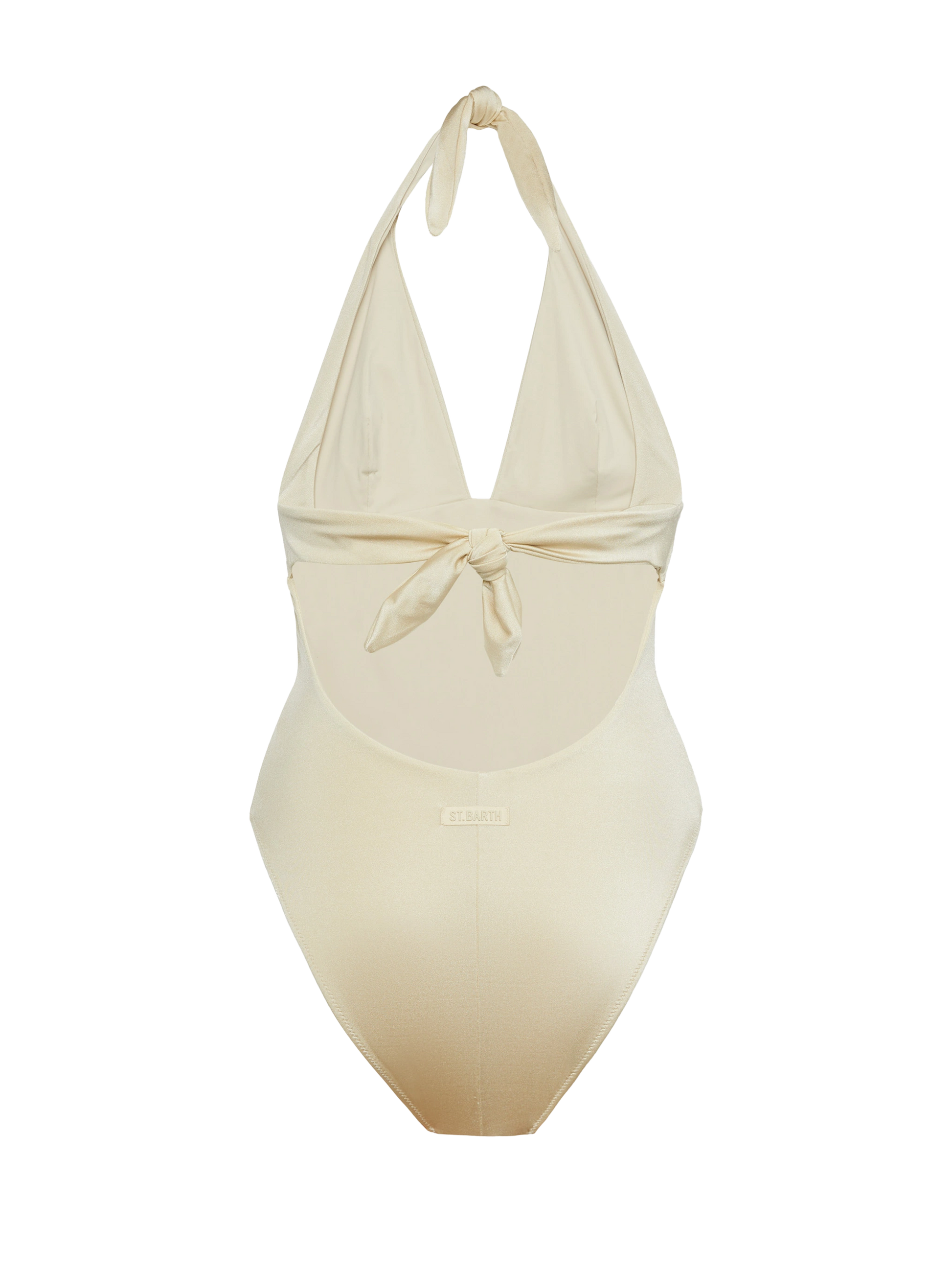 Marylin shimmer gold one-piece swimsuit - MC2 Saint Barth