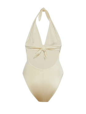 Marylin shimmer gold one-piece swimsuit - MC2 Saint Barth