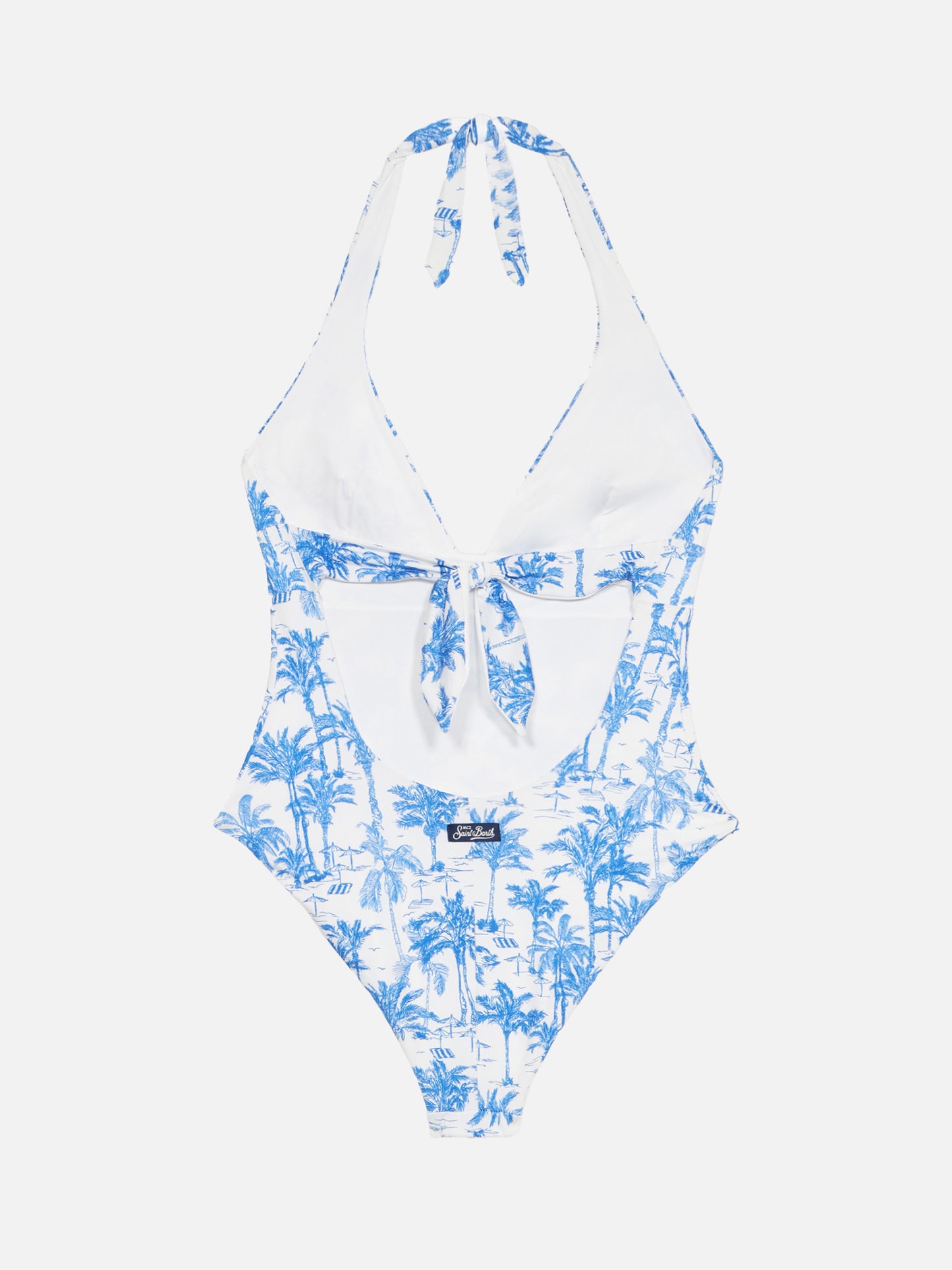 Costume intero Marylin con stampa toile de Jouy