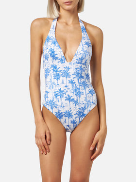 Costume intero Marylin con stampa toile de Jouy