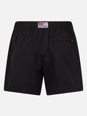 Man short-length black swim shorts Master - MC2 Saint Barth