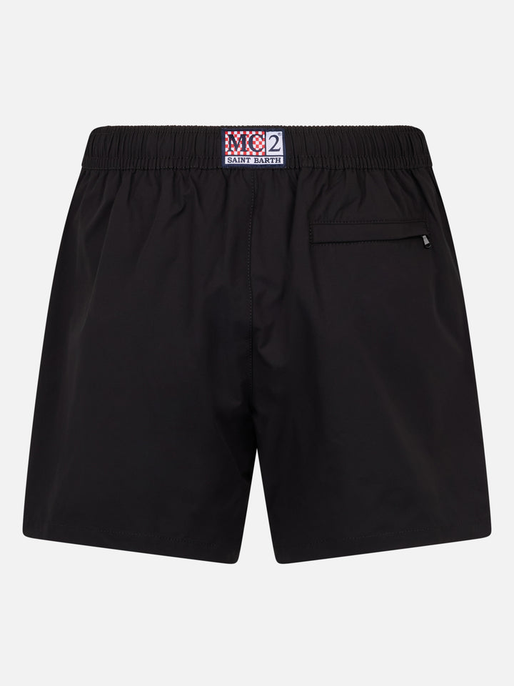 Man short-length black swim shorts Master - MC2 Saint Barth